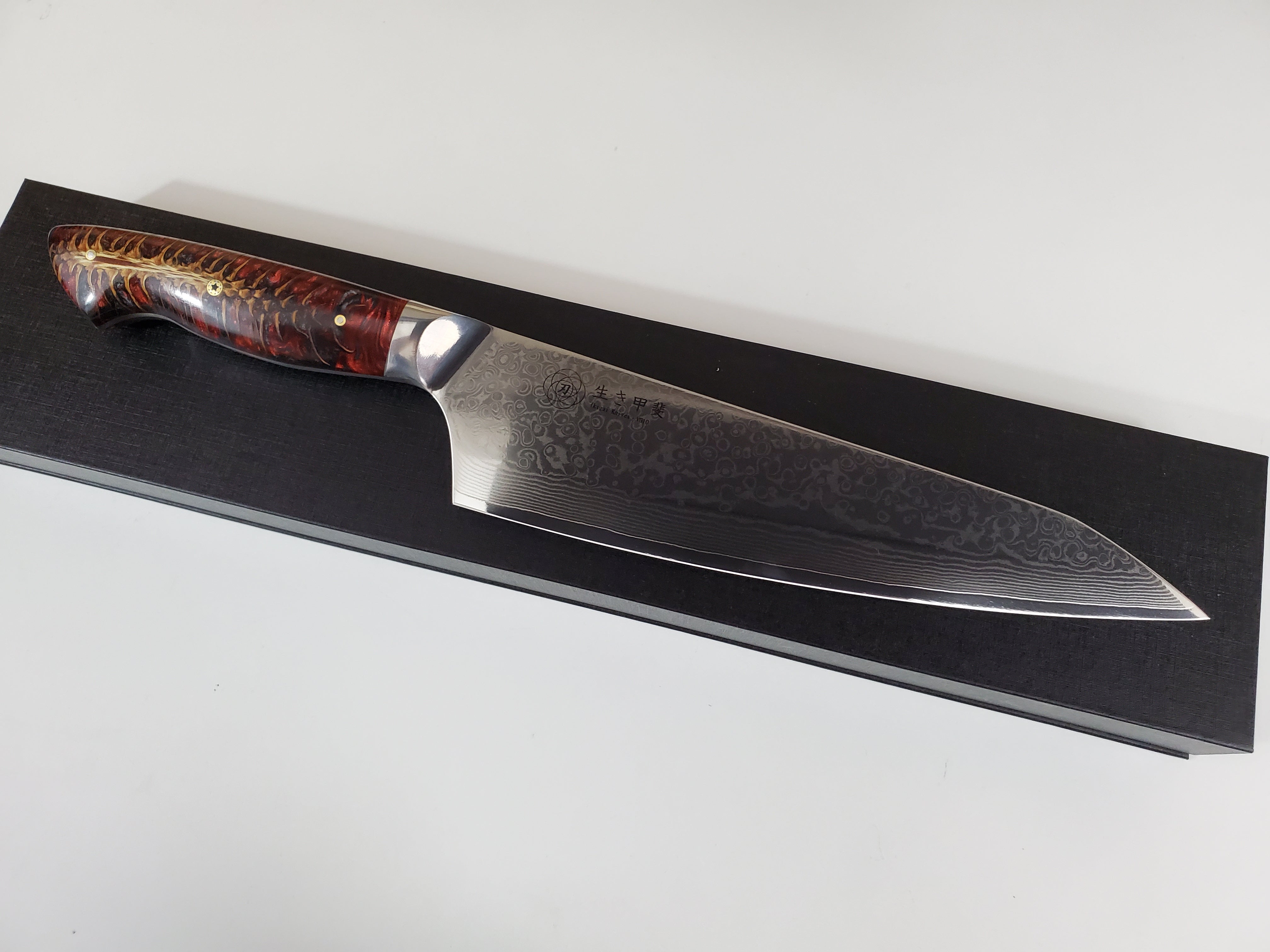 Buy VG10 San Mai Damascus Small Chef Knife Custom Kitchen Knife Online in  India 