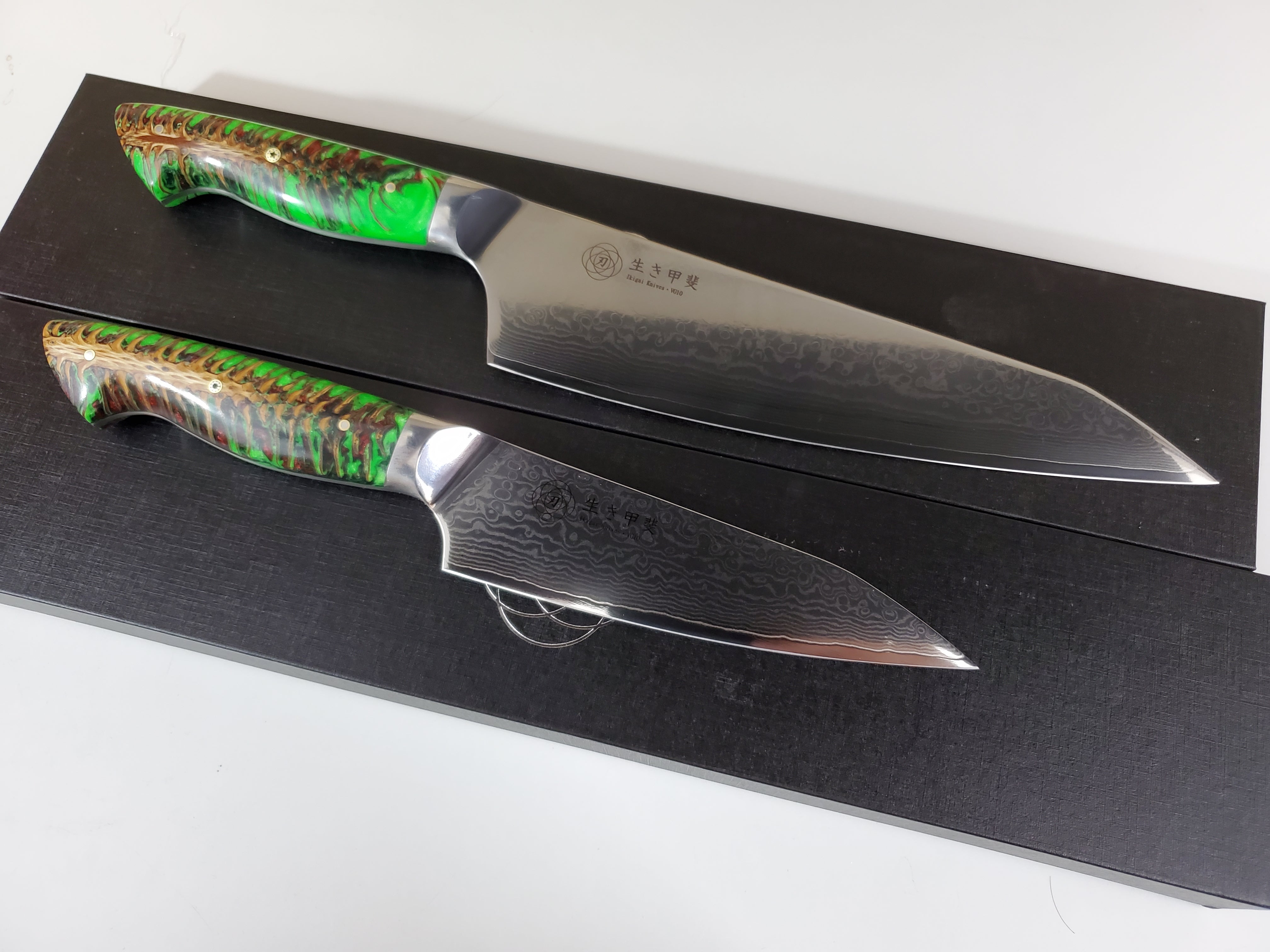 VG10 Damascus Chef knife set- 2pc 6" and 9"