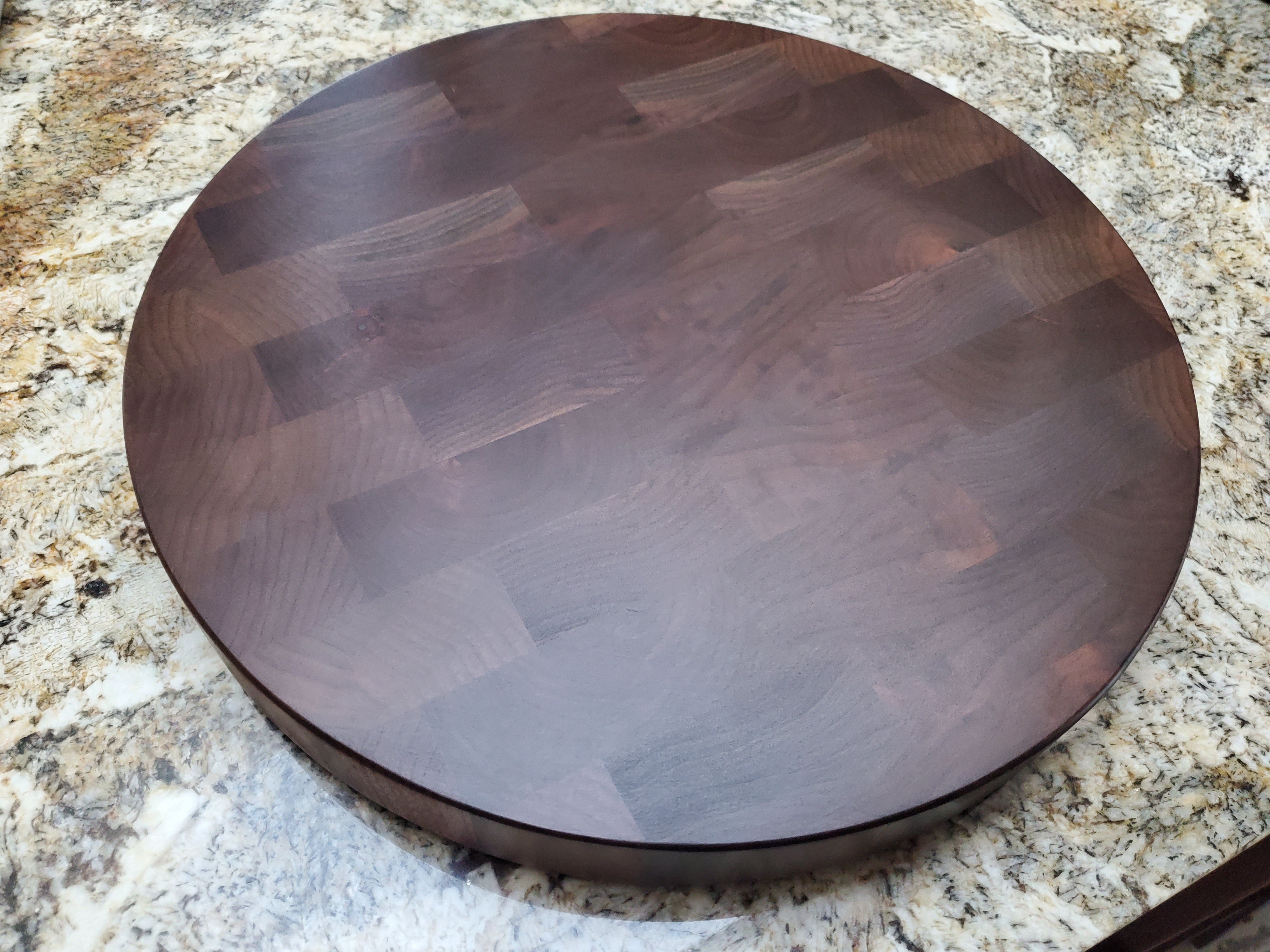 Round butcher block perfect mothers day gift